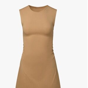 WeWoreWhat Tan Mini Dress